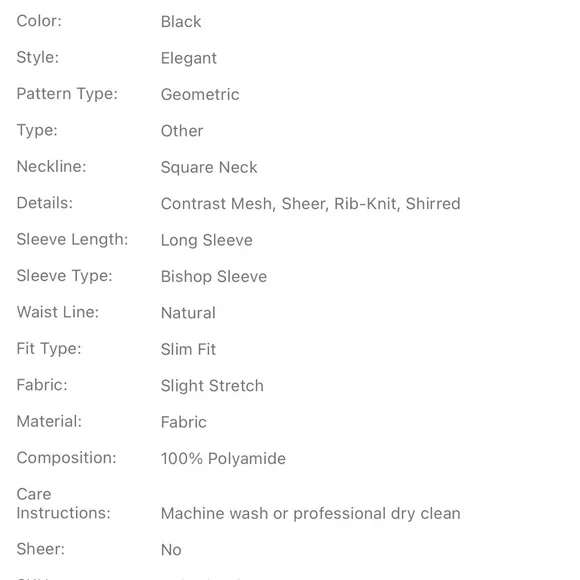 3 FOR $15❗️SHEIN Bodysuit - Picture 4 of 8